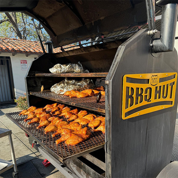 BBQ catering near Agoura Hills provided by top barbecue restaurant.